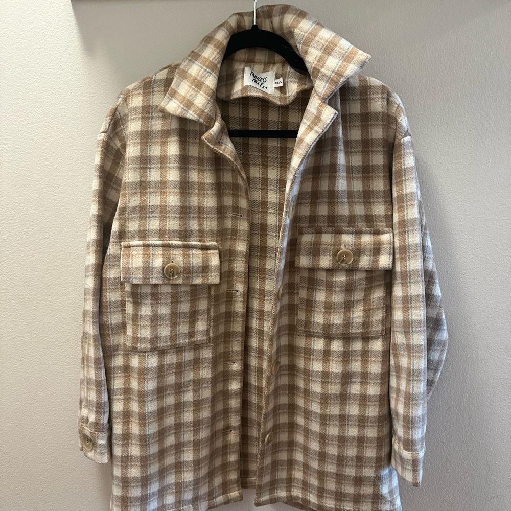 Plaid Fall Shacket Jacket - Picture 6 of 9